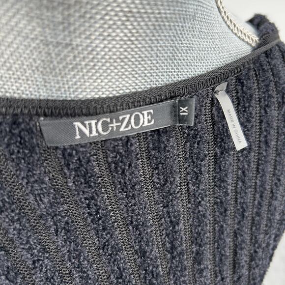 NIC+ZOE Dust to Dawn Cardigan Zip Sweater Dress Size 1X Plus Size - Picture 6 of 7